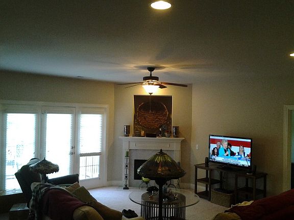 Spacious LR w/ marblefront gas fireplace
						:
						Large LR w/ fireplace, lighted wall inset for TV or art, 9-ft ceilings,