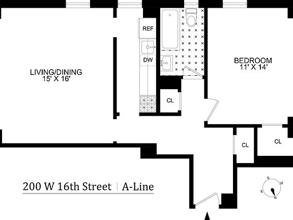 2nd image of 200 W 16th St APT 11A