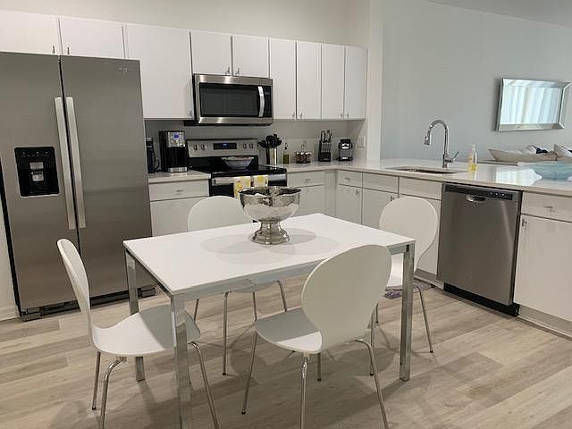 Brand new stainless steel appliances