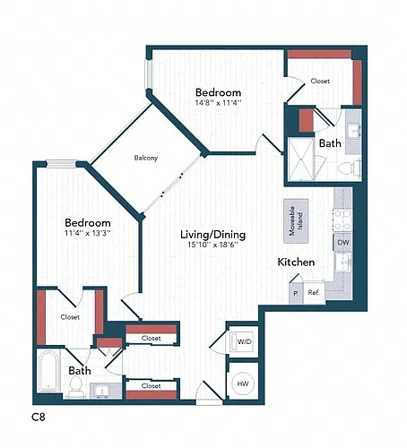 Floor plan C8