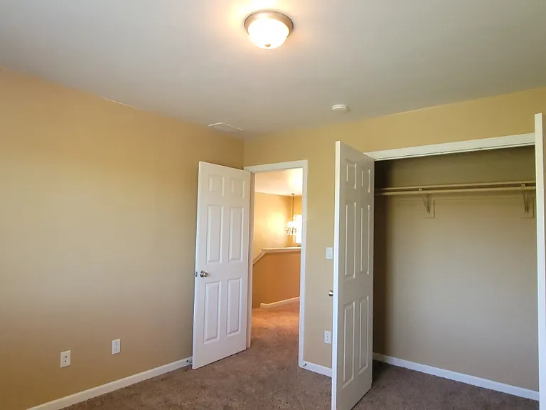 Closet doors open