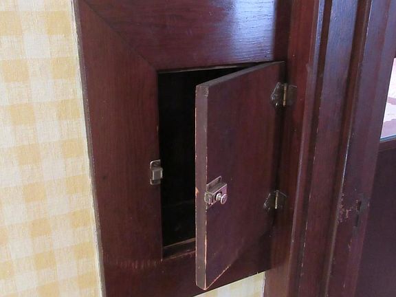 Hallway laundry chute