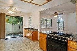 Kitchen dining and patio