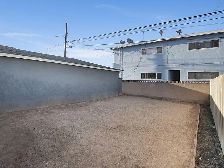 shared private backyard