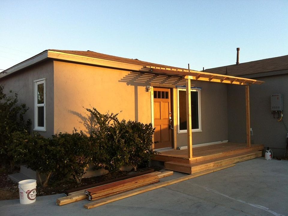 Front door. Private and quiet, set back from the street with