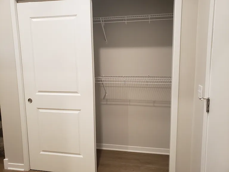 Lower-level closet