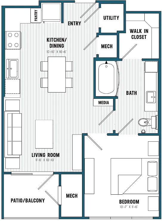 Floor plan A