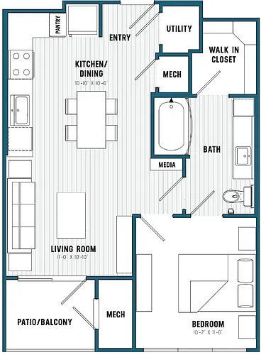 Floor plan A
