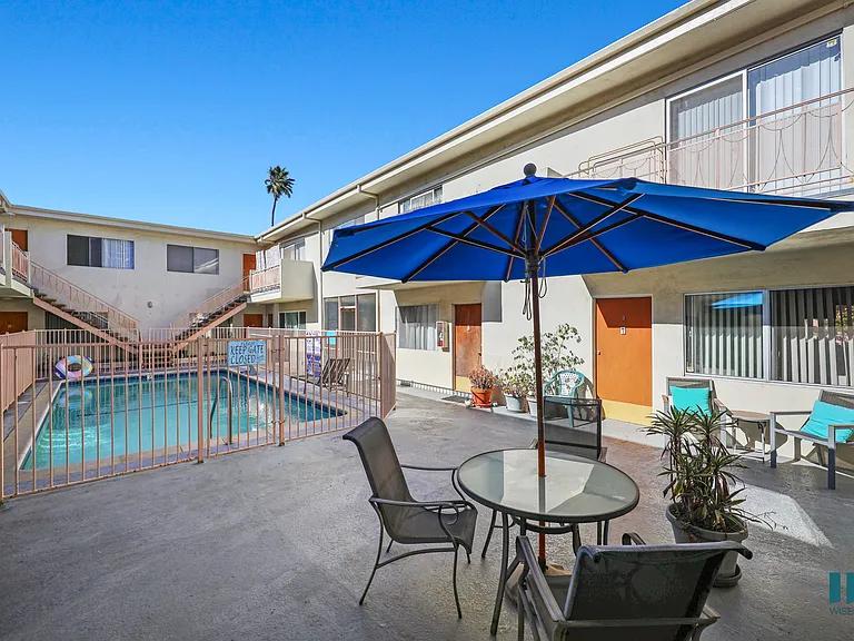 Interior Courtyard with Pool