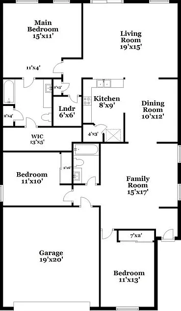 3 bed, 2.0 bath, 1640 sqft, $2,150 — Photo 2