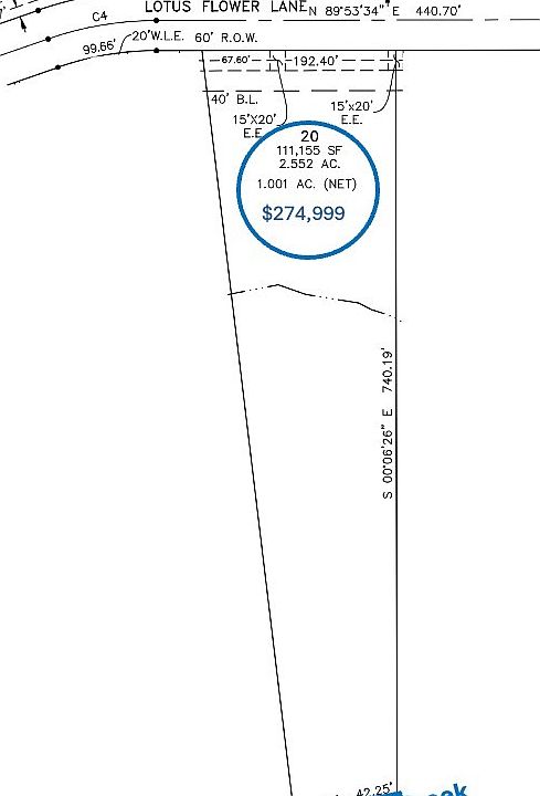 1st image of LOT 20 Bk A Lotus Flower Ln