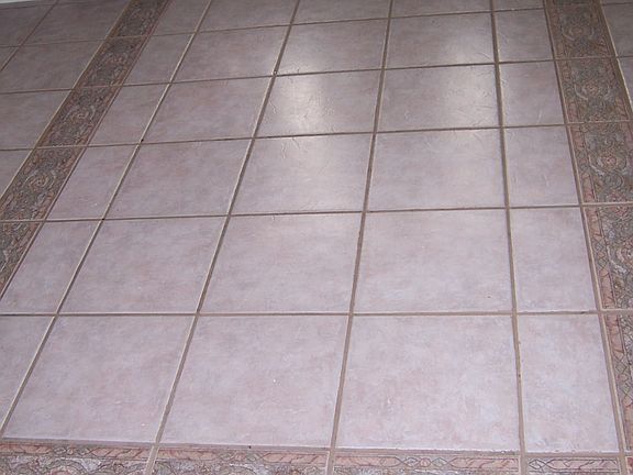 Tile work in Kitchen