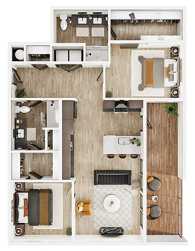 Floor plan B1 Iron