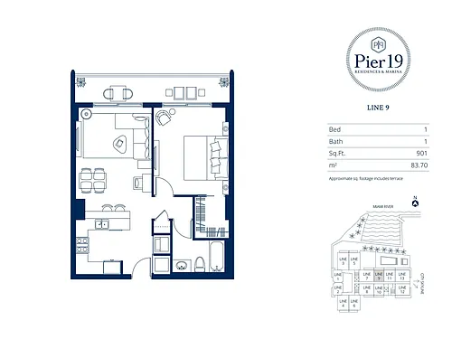Floor plan LINE 9