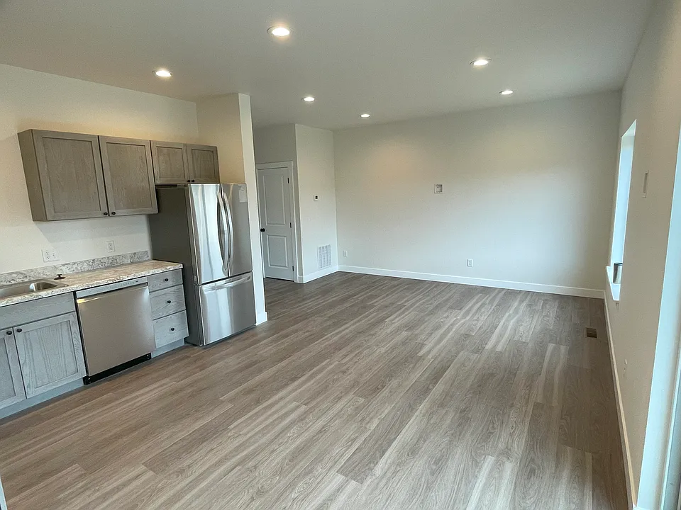 Kitchen and Living Room