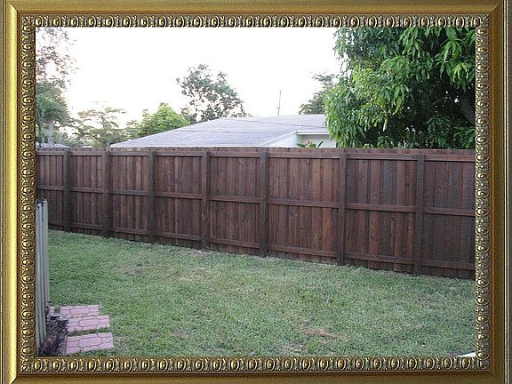 Fenced Backyard