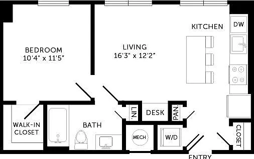A05 floor plan Rowan
