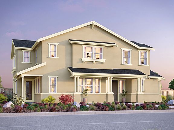 Arts Elevation of the Exterior Rendering of Residence Six at Chandler in Brentwood, CA by Brookfield