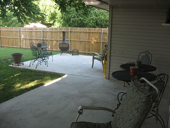 Large patio
