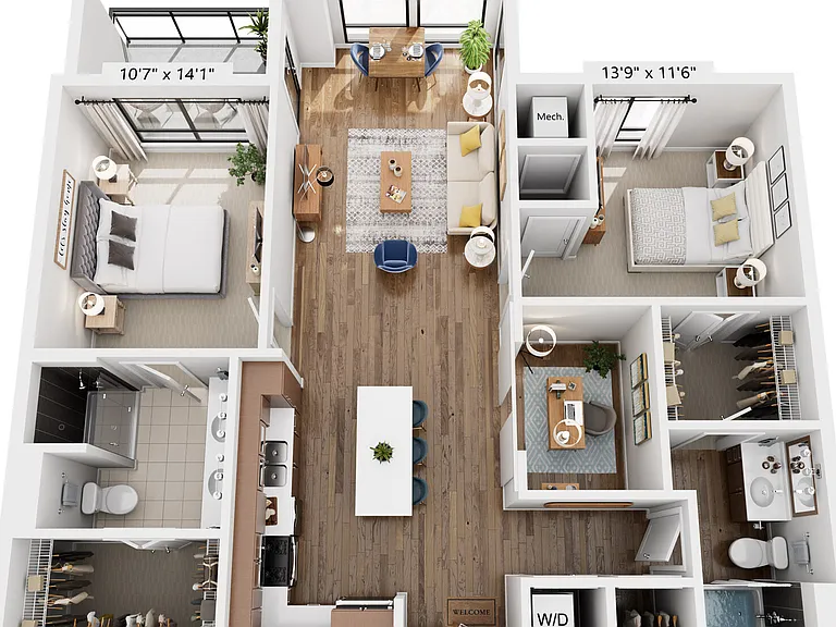 Maxwell floor plan The Island Residences