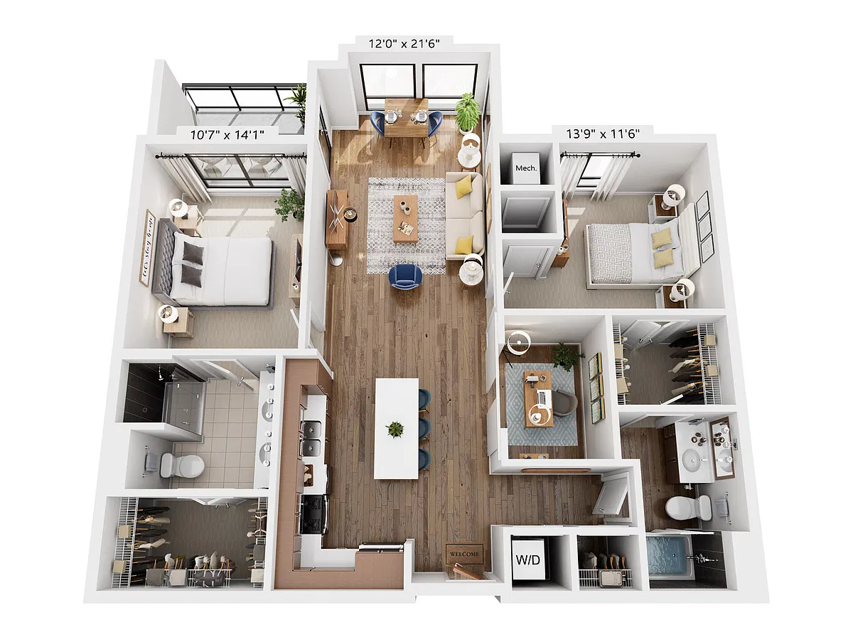 Floor plan Maxwell