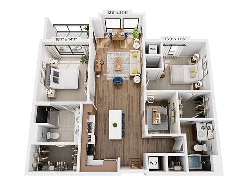Floor plan Maxwell