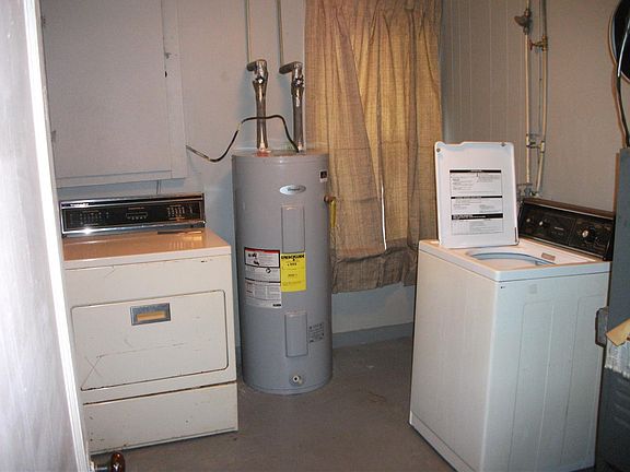 utility room- washer and dryer included