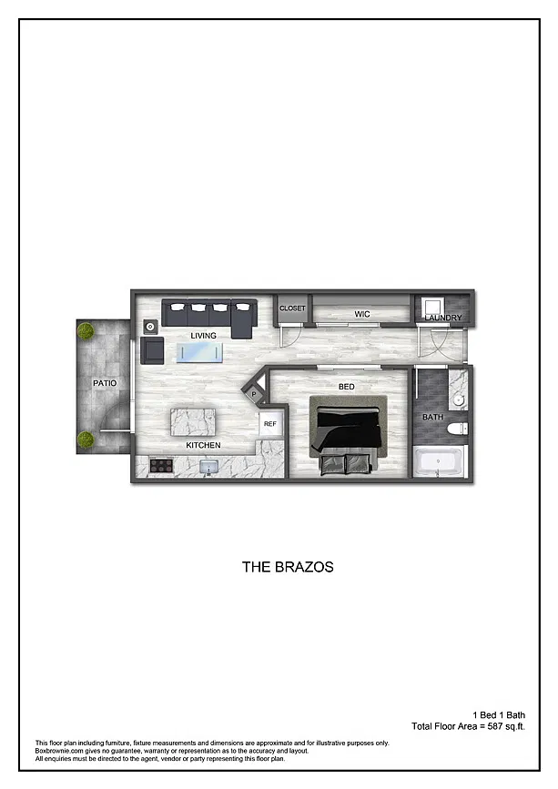 Floor plan The Brazos