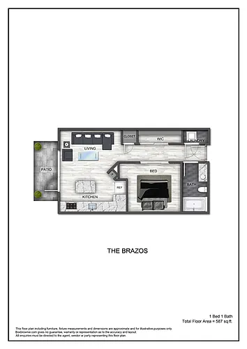 Floor plan The Brazos