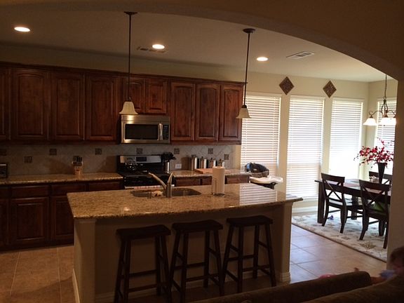 Large kitchen and island
