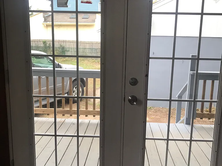 Private entrance off of private deck