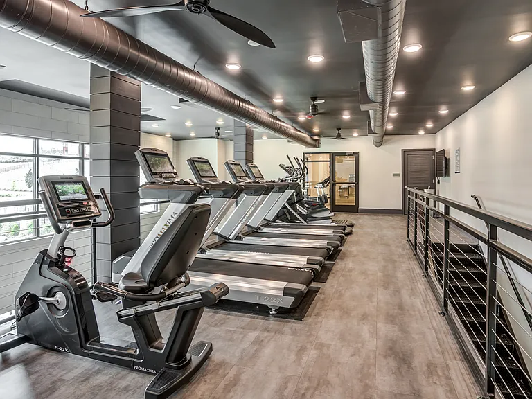 Enjoy a two-story fitness center
