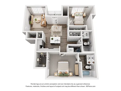 Floor plan Corbusier - Premium