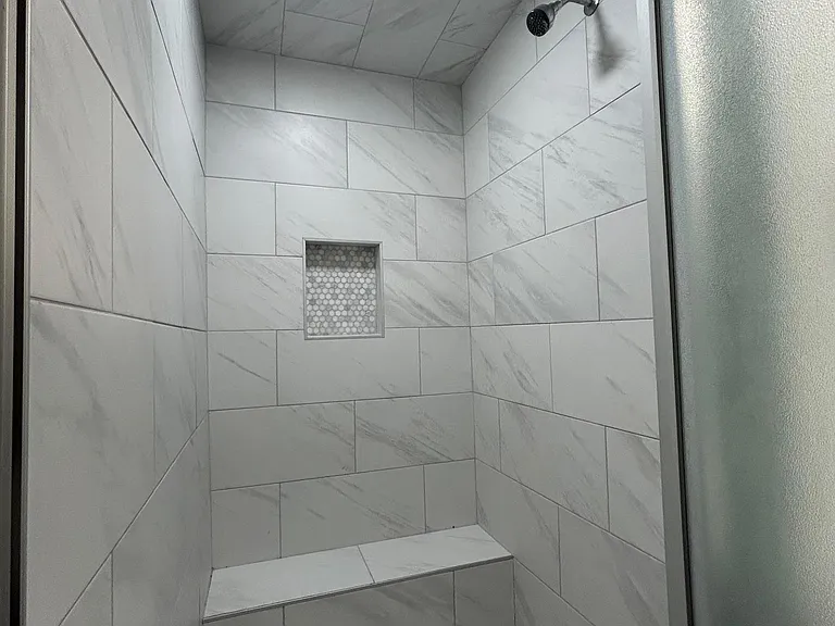 Renovated shower