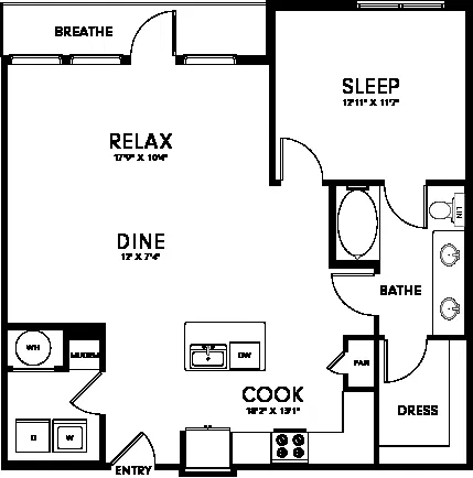Floor plan A1K