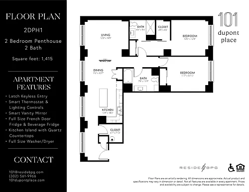 Floor plan 2DPH1