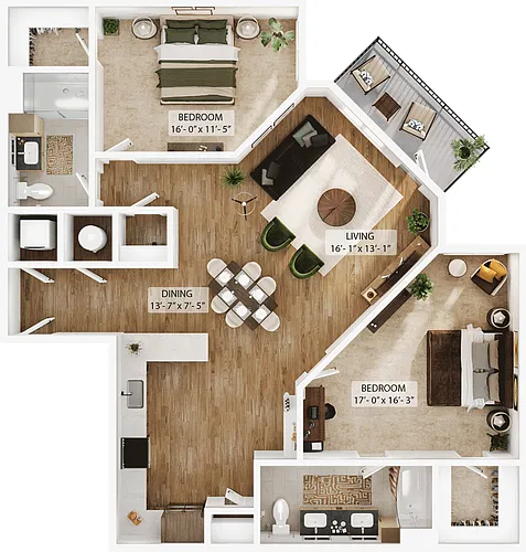 Floor plan B13