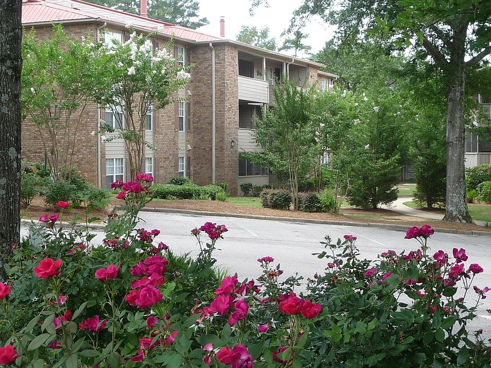 Tree-filled condo community