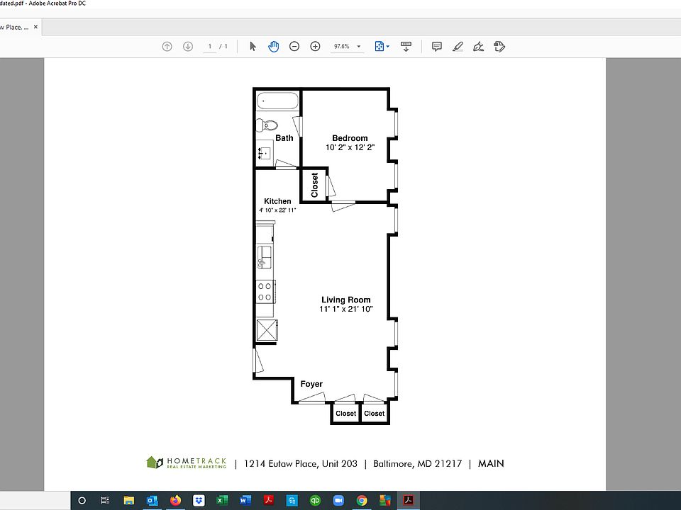 1st image of 1214 N Eutaw Pl #203
