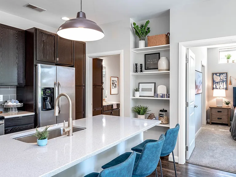 Foundry Model Kitchen, Bedroom, and Bathroom