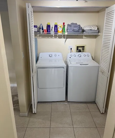 Full size washer and dryer