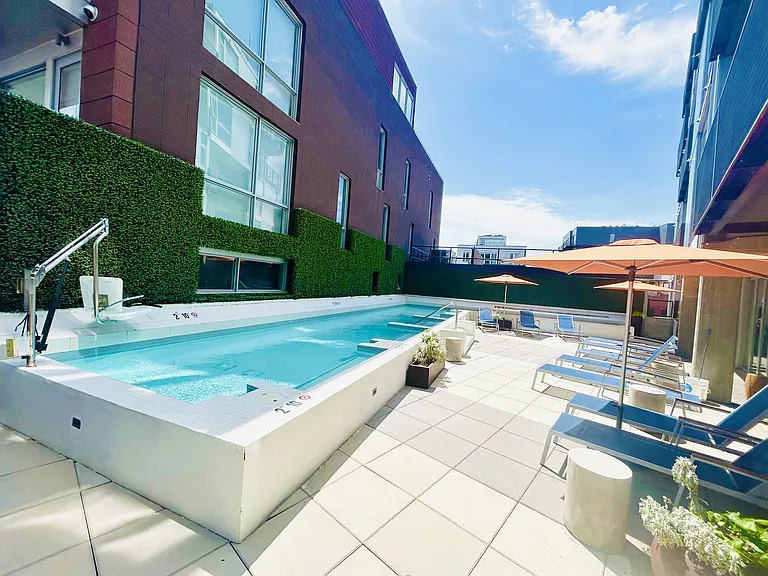 Heated outdoor pool