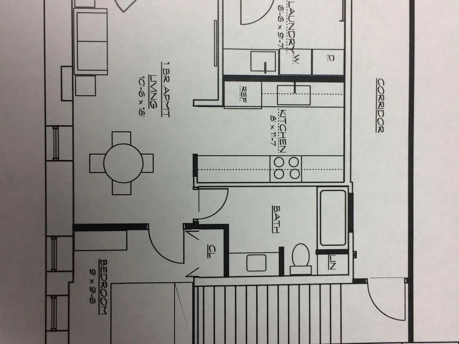1 bed, 700 sqft, $900 — Photo 1