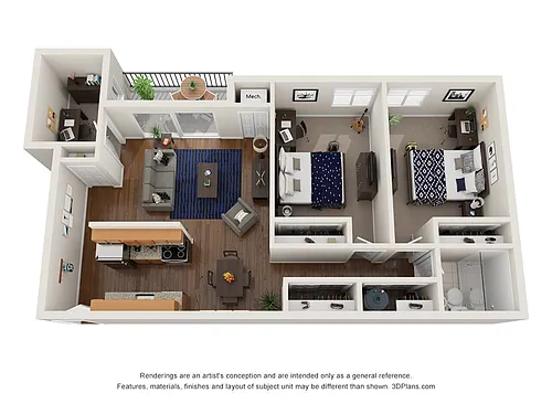 Floor plan The Madison