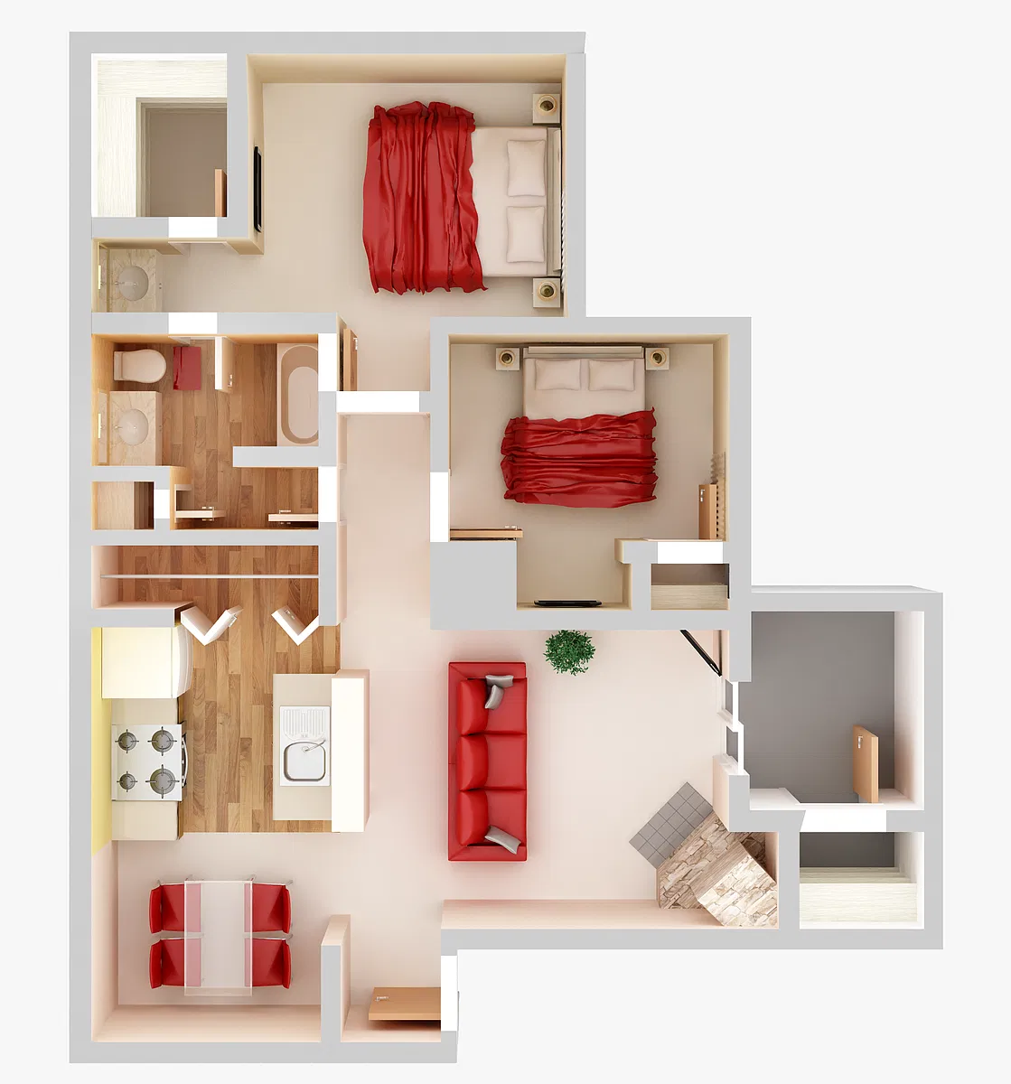 Floor plan B1