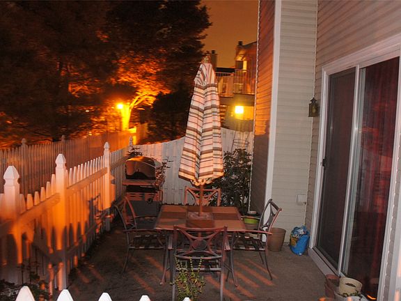 Spacious fenced patio