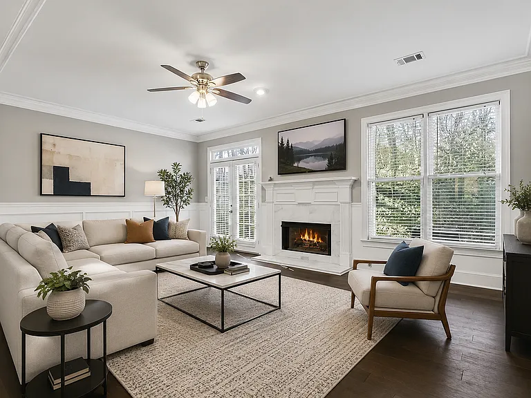 This room is virtually staged.