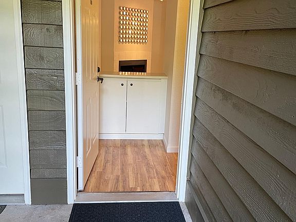 Entryway, Shoe closet and hallway on the right.