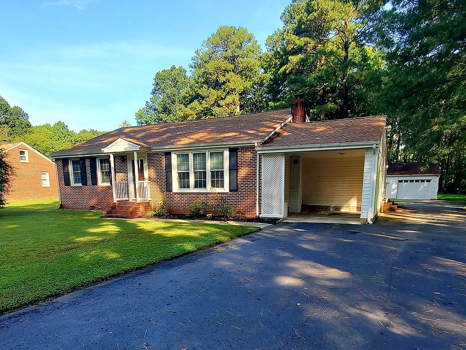 Front of house situated on 0.6 acres.