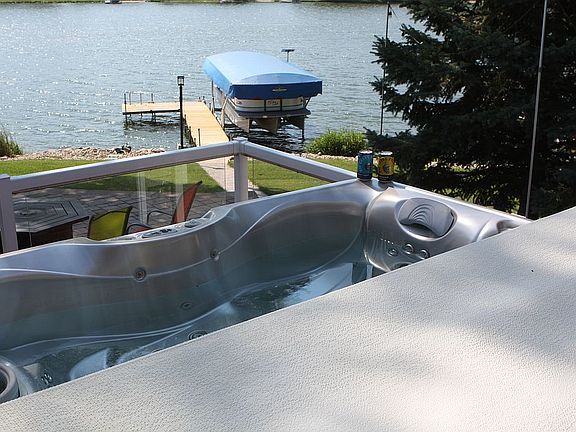 Hottub view of lake 